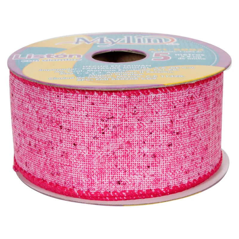 Art.5882 Listón Yute/Diamantado 3.8cm 5m