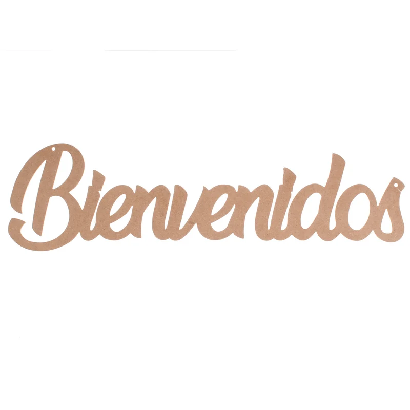 Art.11054 Mega Letrero Bienvenidos 30x108cm 1pz