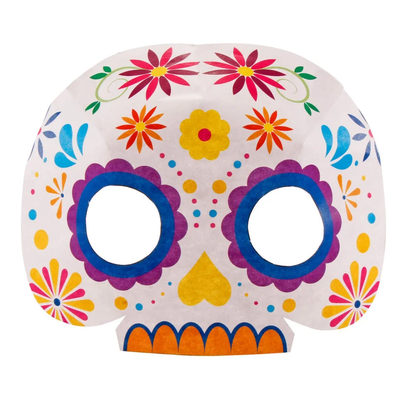 Art.11008 Mascara Armable Calavera 14x17cm 6pz