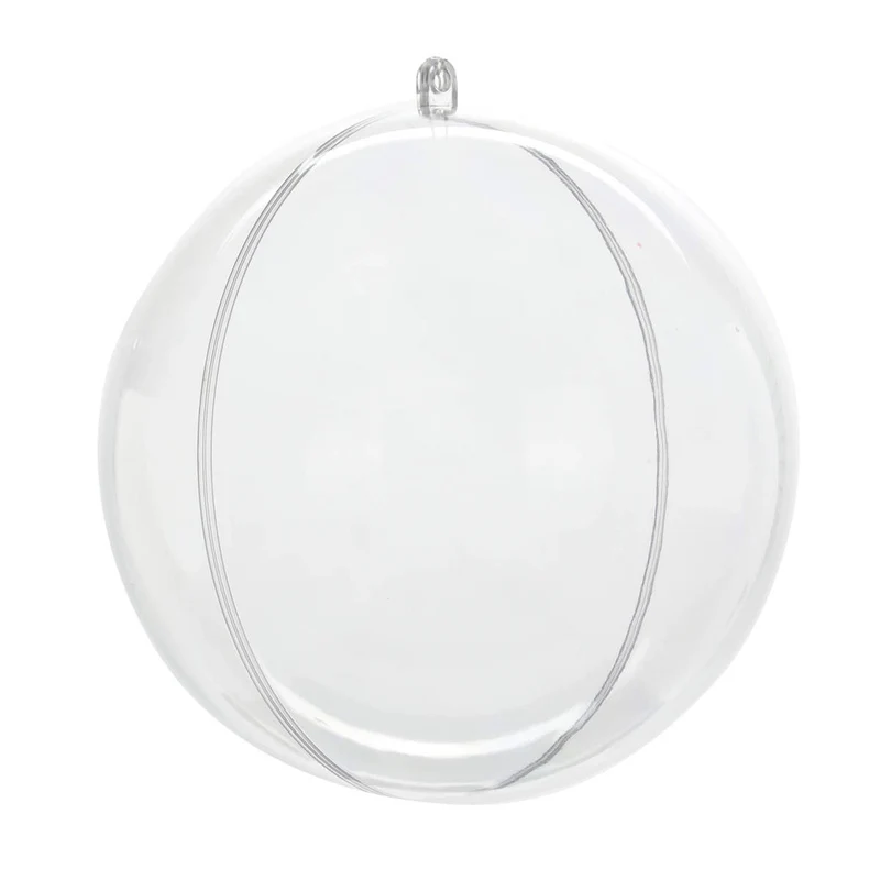 Art.9925 Esfera Transparente Armable 120mm 2pz