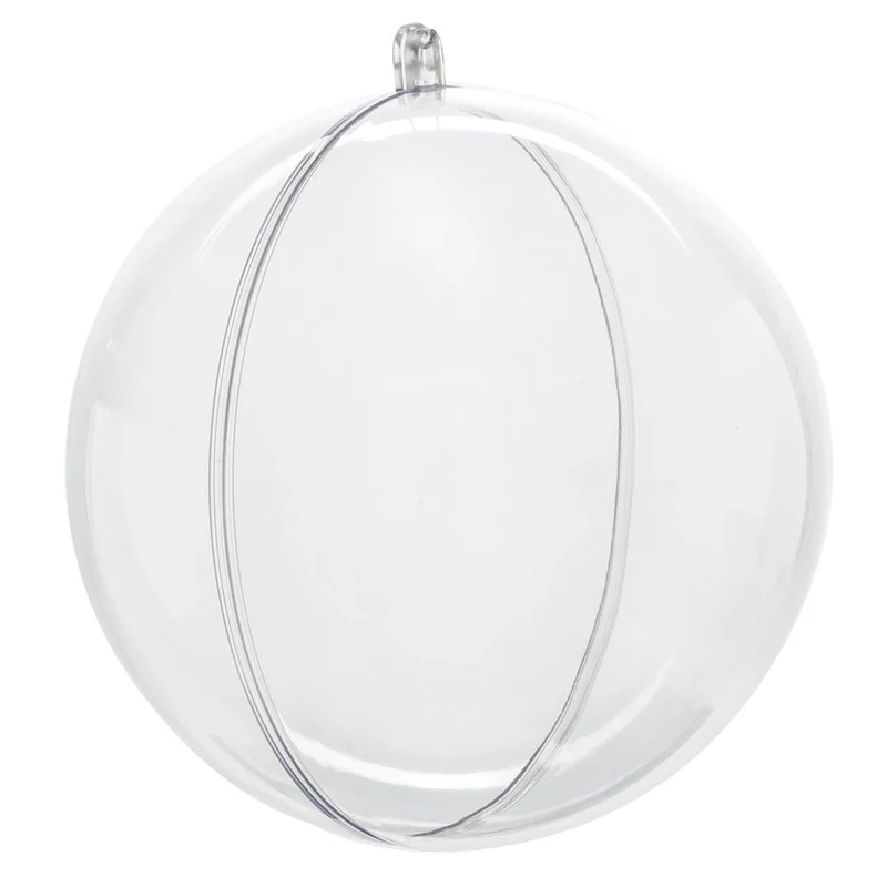 Art.9924 Esfera Transparente Armable 100mm 2pz