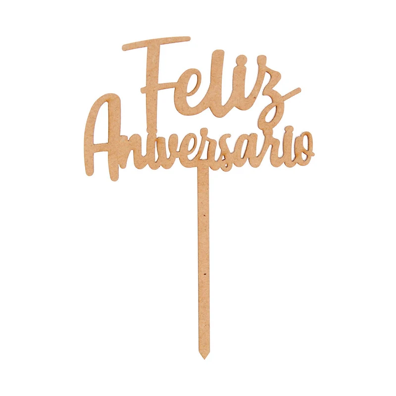 Art.11197 Pick Mini Feliz Aniversario 11x8cm 1pz