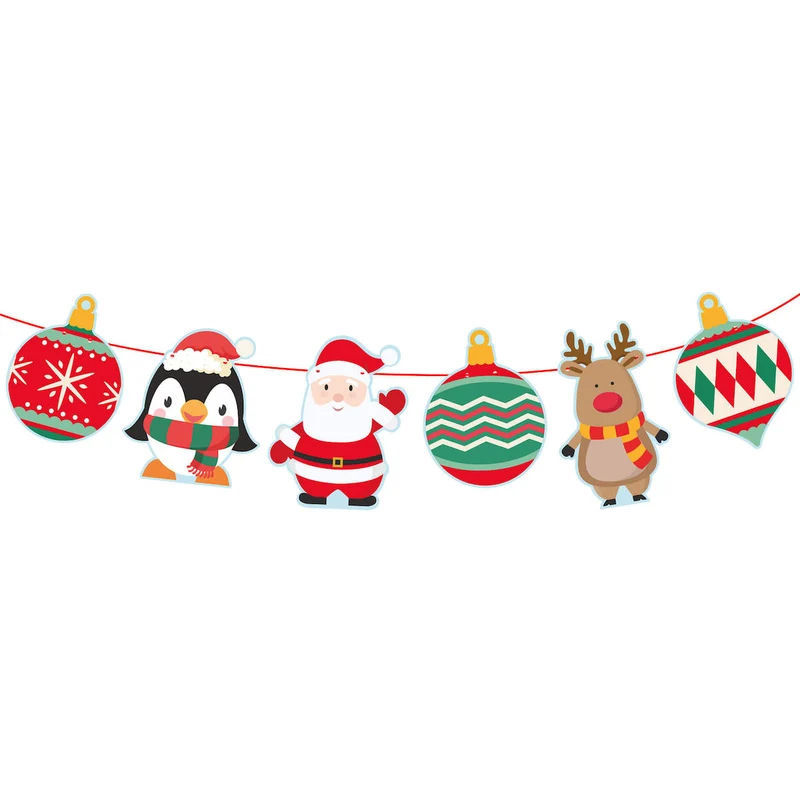 Art.10989 Banderines Navidad 1pz