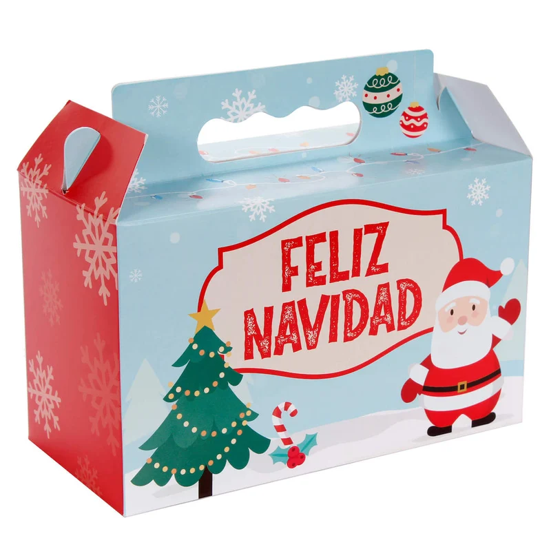 Art.10975 Lonchera Navidad 16.5x19.5x9cm 2pz