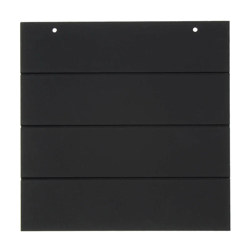 Art.10979 Letrero Cuadrado Ranurado 22x22cm 1pz