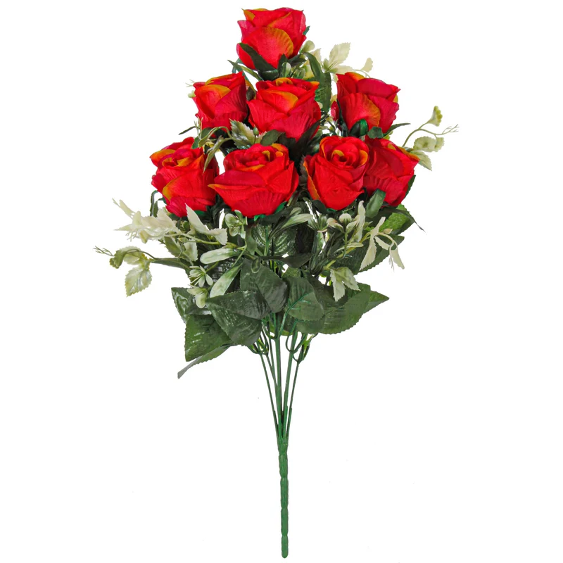 Art.10475 Ramo Rosas Abiertas x9 46cm 1pz