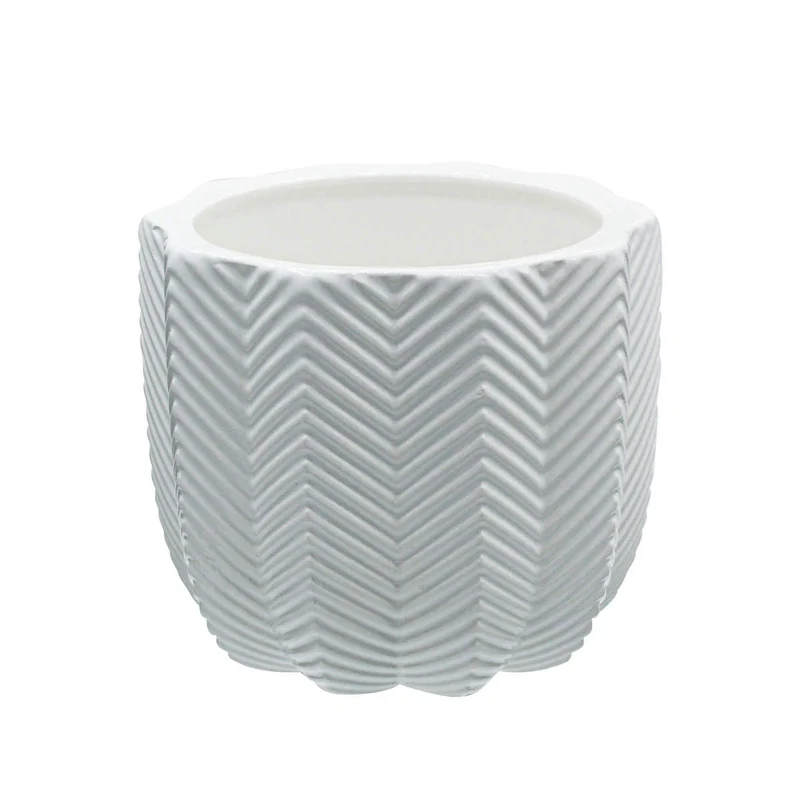Art.10522 Base Fina Cerámica Blanca 10x12x12cm 1pz