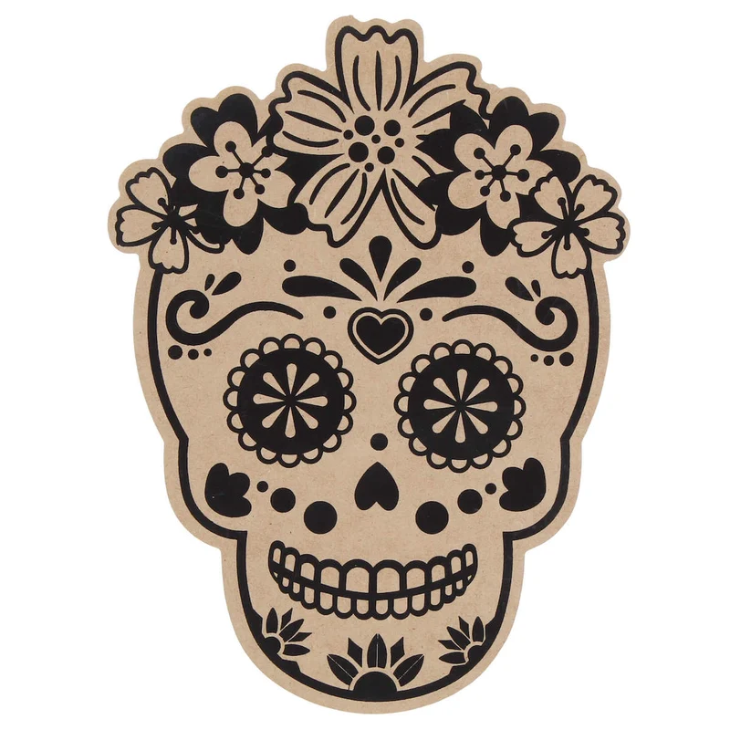 Art.10245 Calavera Estampada 26x19cm 1pz