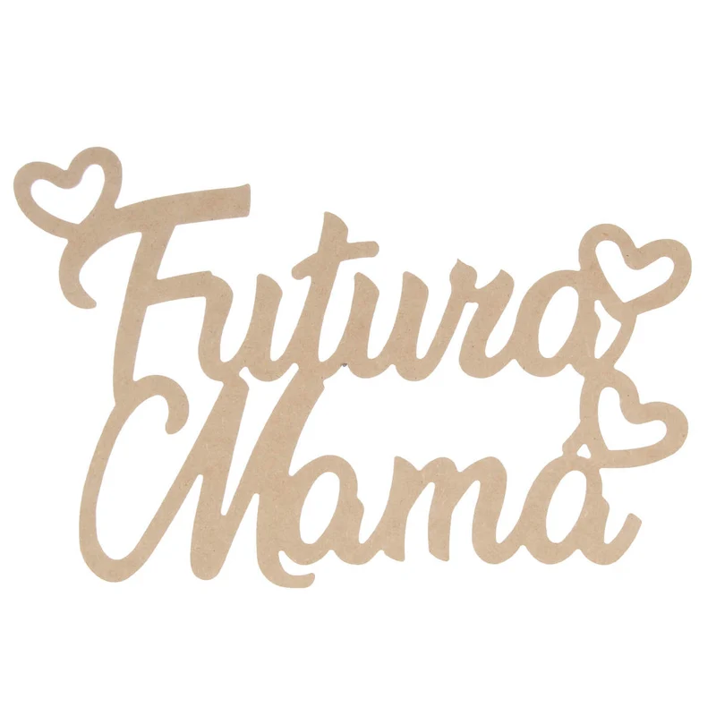 Art.10218 Letrero Futura Mamá 23x36.5cm 1pz