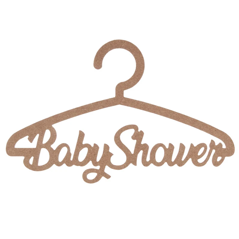 Art.10187 Gancho Baby Shower 24.5x38cm 1pz