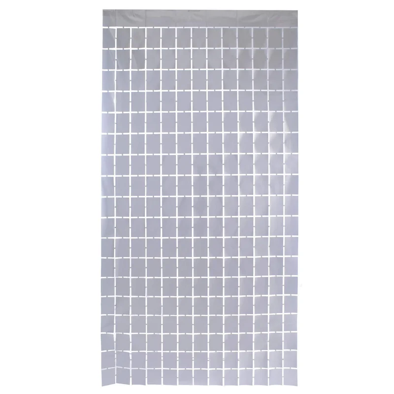 Art.10420 Cortina Mate Cuadros 2x1m 1pz