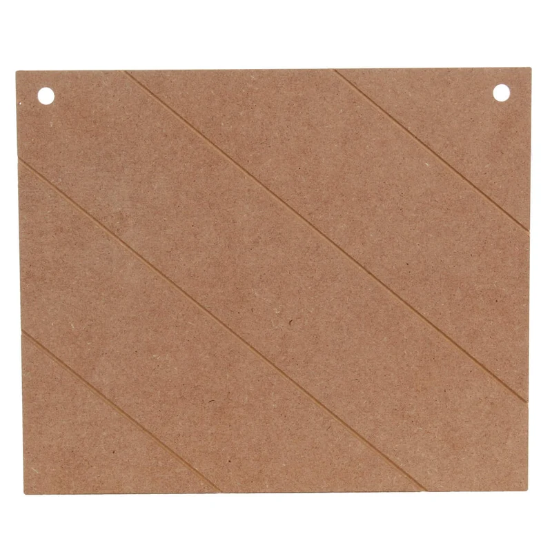 Art.9997 Letrero Rectangular Ranurado Diagonal 25x30cm 1pz