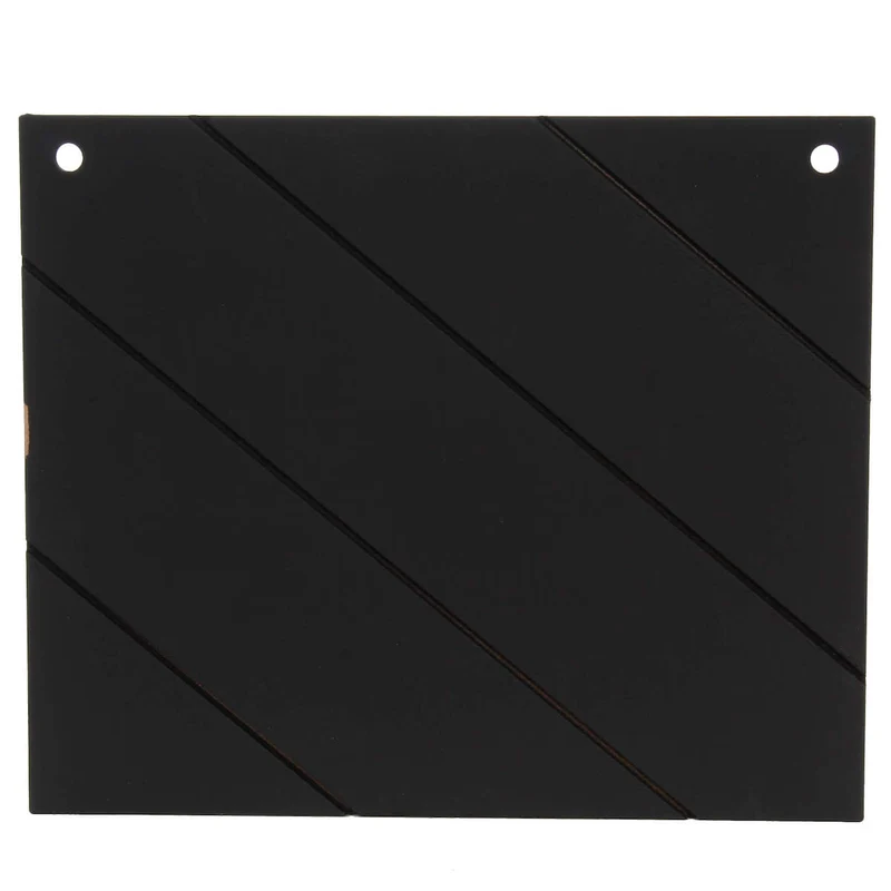 Art.10004 Letrero Rectangular Ranurado Diagonal Pizarrón 25x30cm 1pz