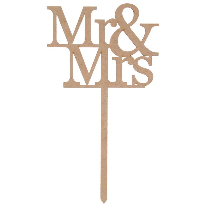 Art.9963 Pick Mr & Mrs 27.5x15.5cm 1pz
