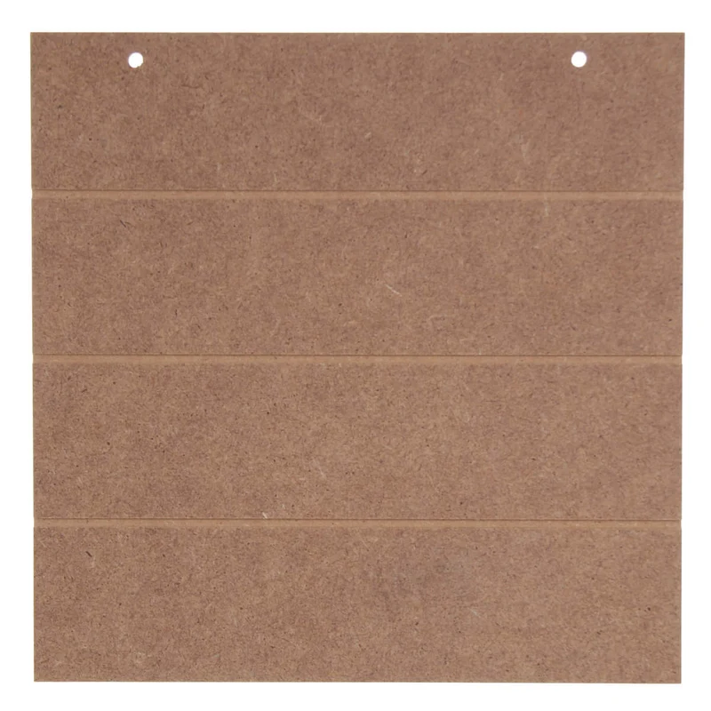 Art.10222 Letrero Cuadrado Ranurado 22cm 1pz