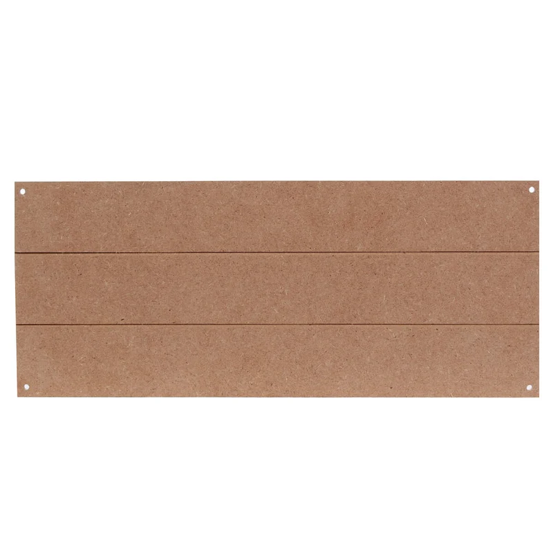 Art.10202 Letrero Rectangular Ranurado 19x46cm 1pz