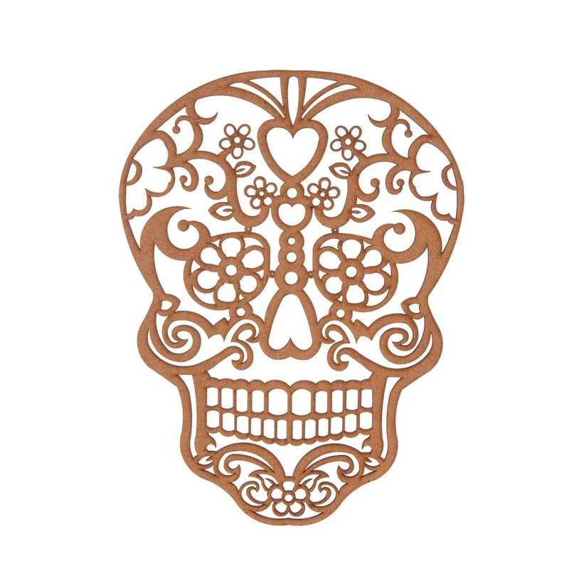 Art.8106 Calavera Garigoleada Grande 29x21.5cm 1pz