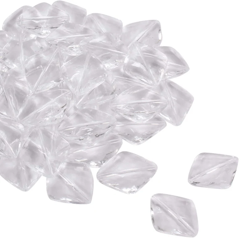 Art.8103 Cuenta Acrílica Rombo 29x25mm 250g (aprox 95pz)