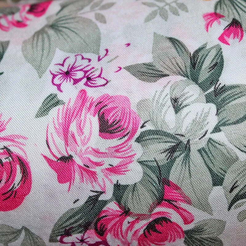 Art.8041 Rollo Tela Rosas Poliéster 20cm 3m