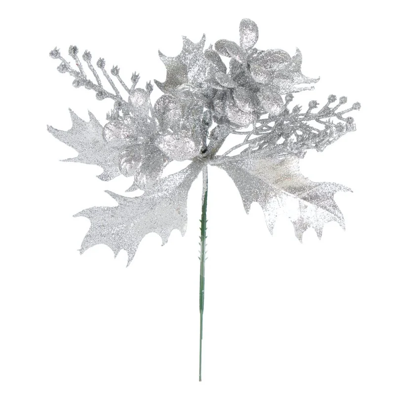 Art.7941 Pick De Navidad Helecho 19cm 1pz