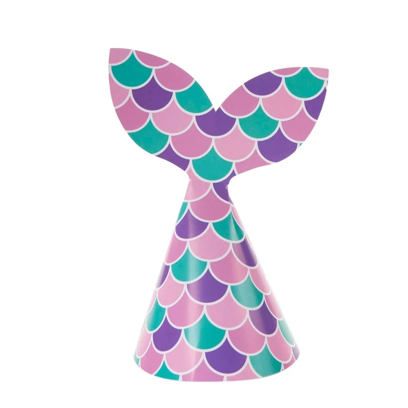 Art.7860 Sirena Cola Gorro 19.5x14cm 3pz