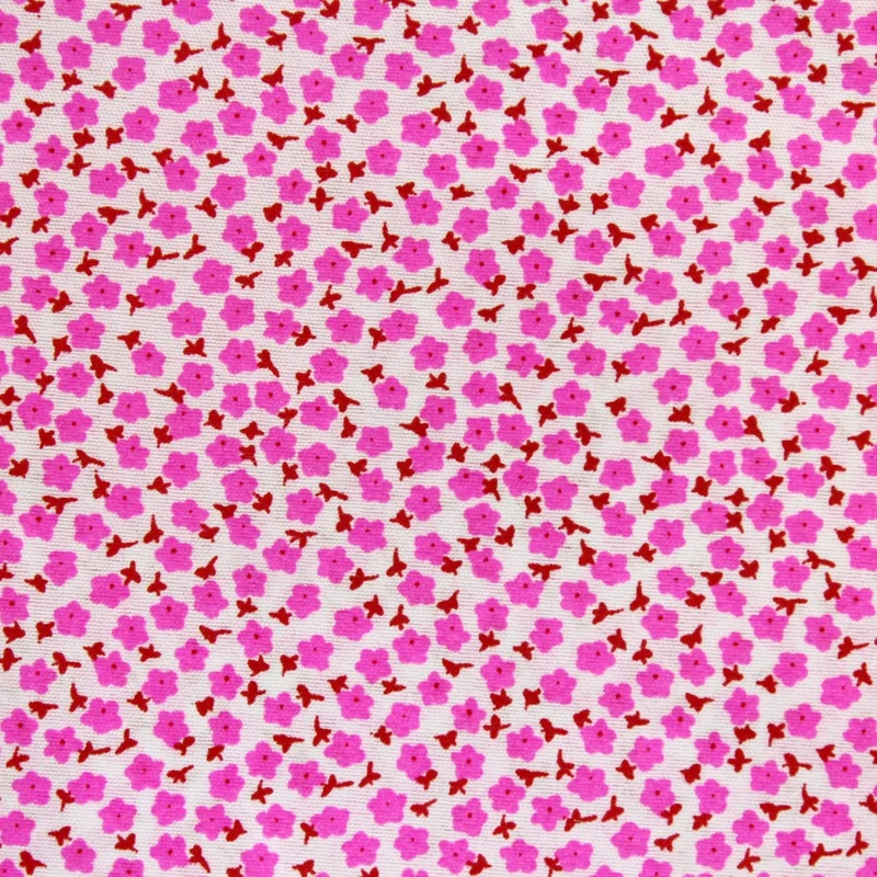 Art.7793 Tela Mini Flor Poliéster Ancho 1.43mx1m 1pz