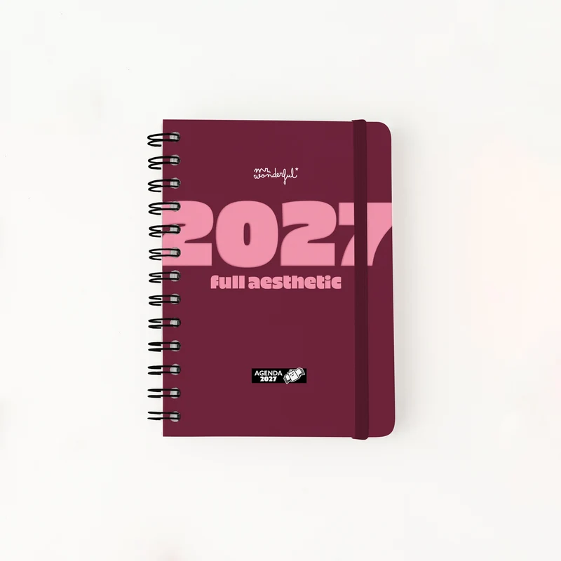 Agenda Settimanale piccola - 2027 Full Aesthetic