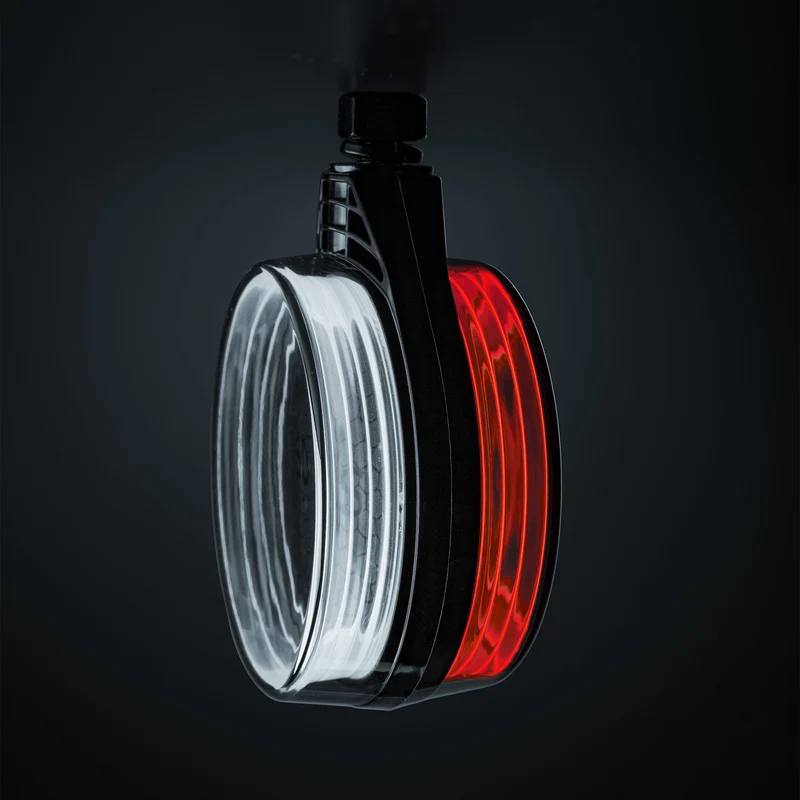 Lámpara colgante Strands FOR9T estilo piruleta española / LEDs ámbar, blanco y rojo