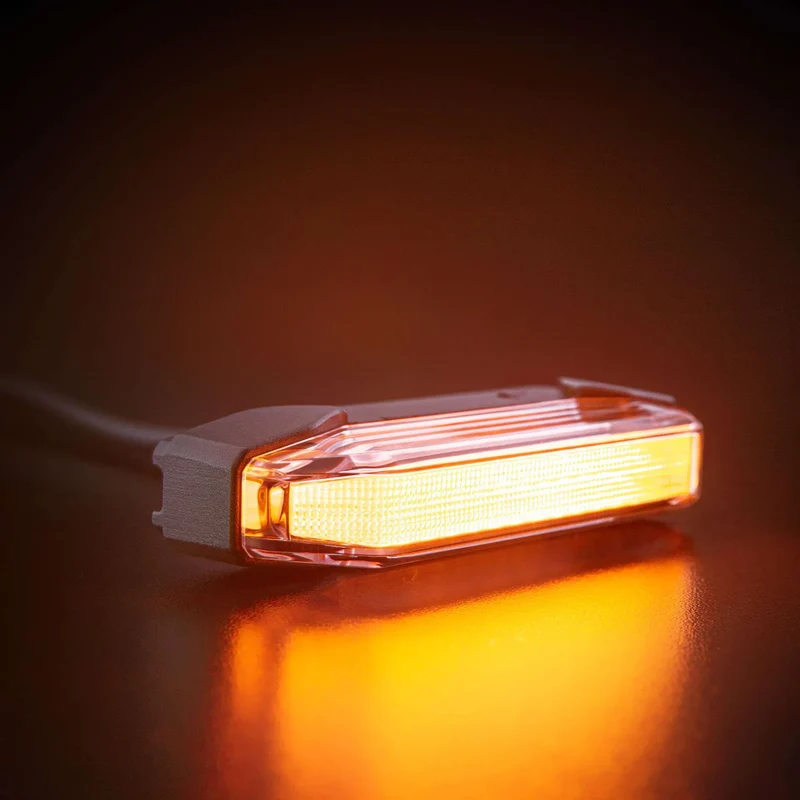 Luz de marcador ámbar See Me de Strands Firefly con luz estroboscópica