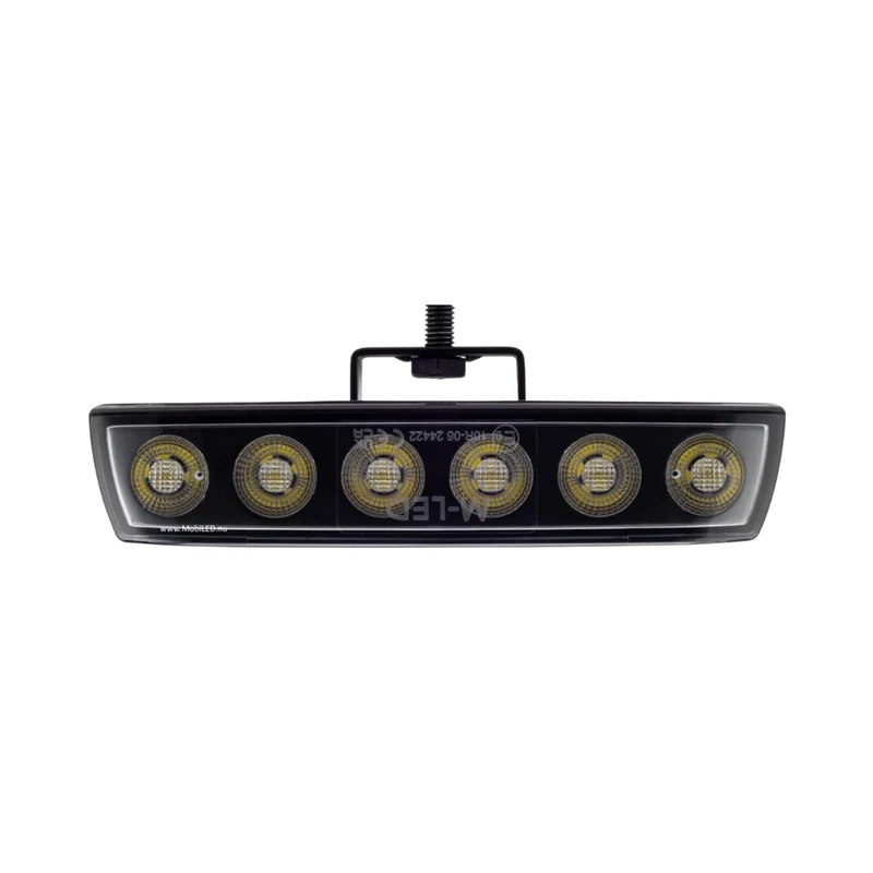 Luz de trabajo LED delgada de aspecto oscuro con borde curvo / 30 W