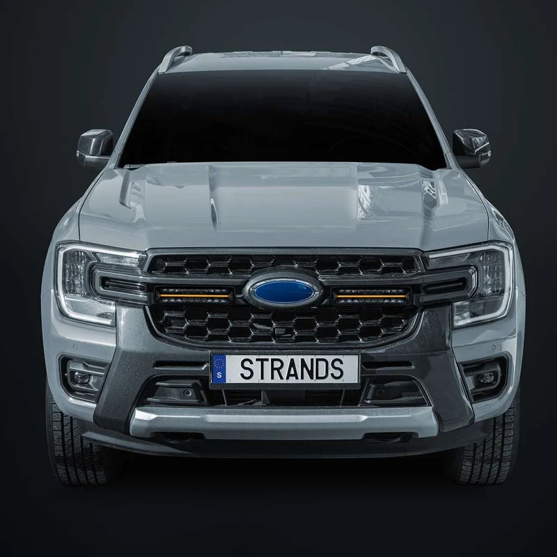 Kit de parrilla de barra de luz doble Strands XPA de 12" para Ford Ranger Wildtrack 2023-