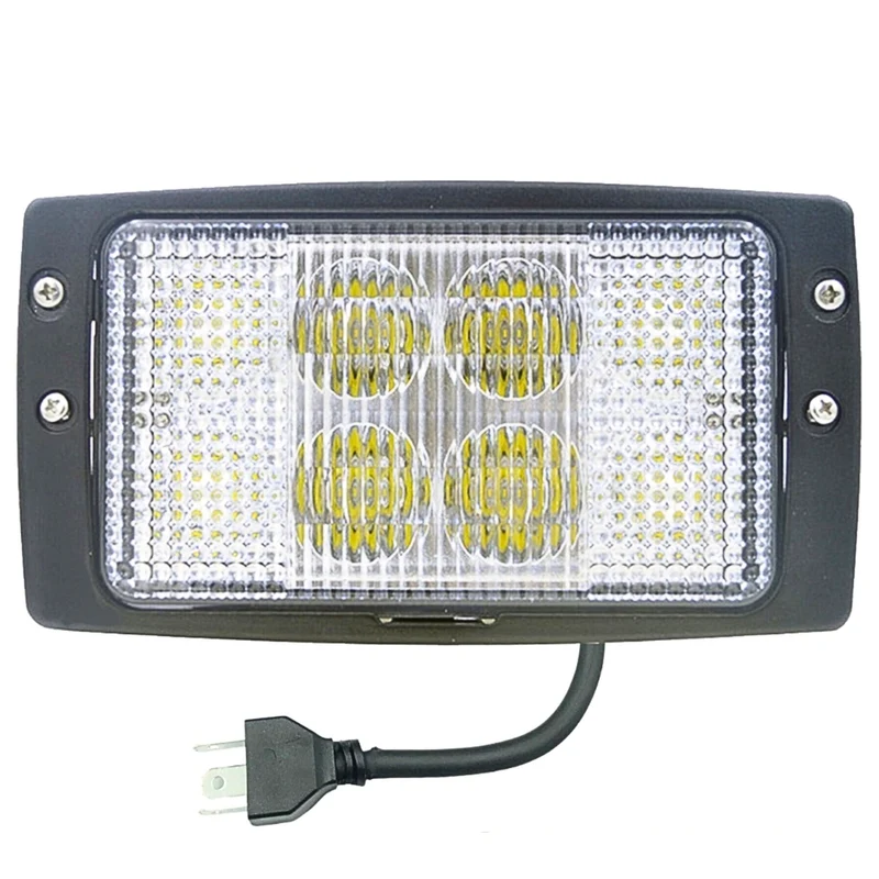 Luz rectangular para cabina de tractor con luces altas y bajas / 40 W