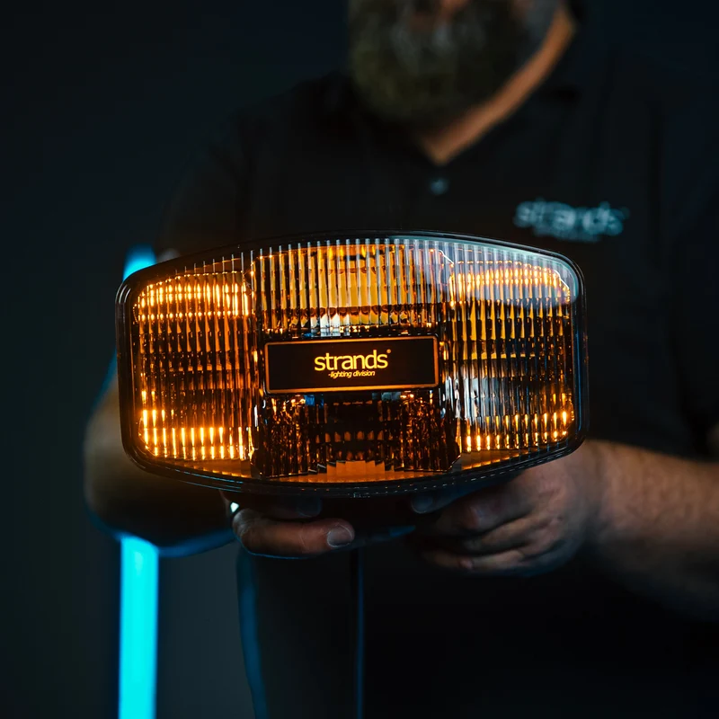Luz de conducción LED ovalada Strands IZE OG de 9"