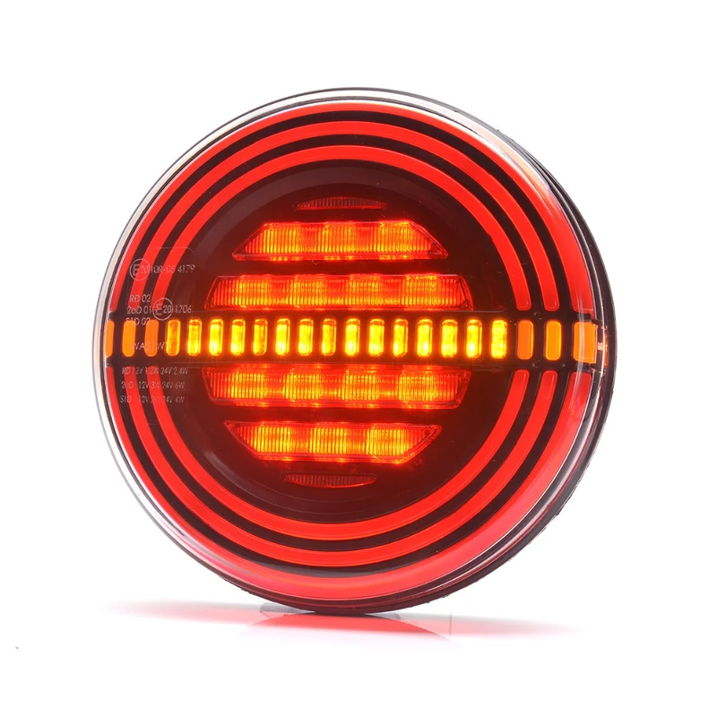Luz de remolque redonda de neón W191 con indicador estático