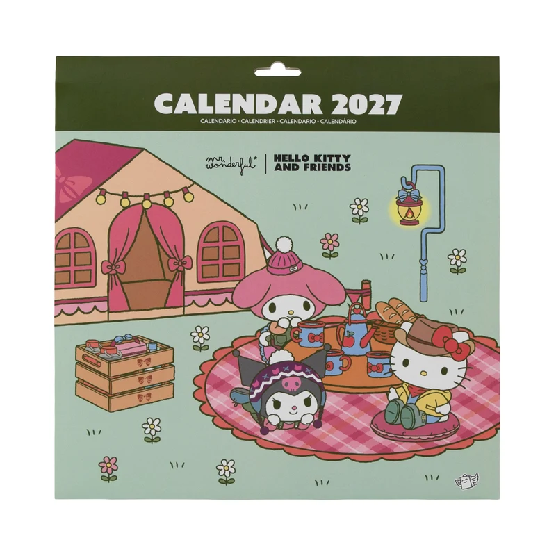Poster calendar 2027 - Hello kitty and friends