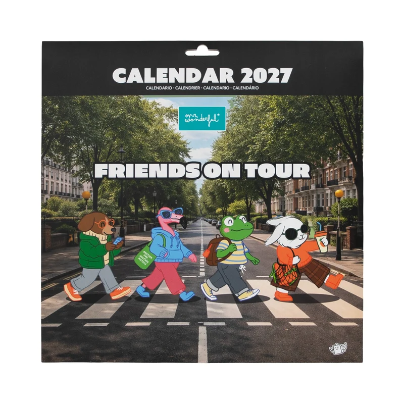 Poster calendar 2027 - Friends on tour