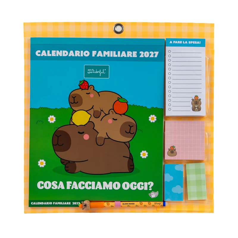 Calendario magnetico da parete familiare 2027 - Cosa facciamo oggi?