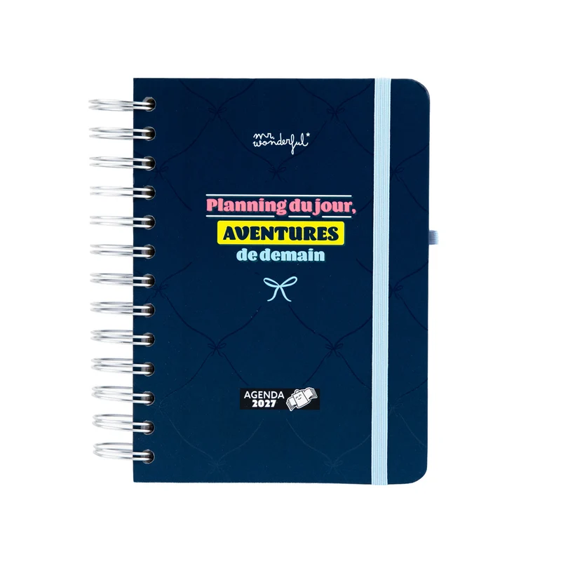 Agenda Journalier 2027 - Planning du jour, aventures de demain