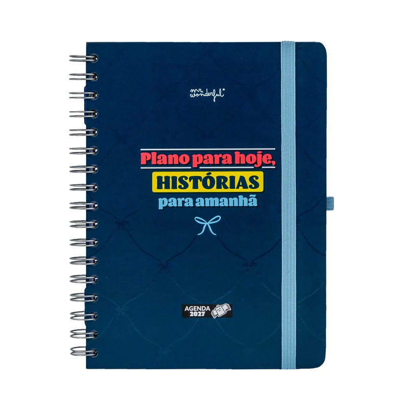 Agenda Semanal 2027 - Plano para hoje, histórias para amanhã