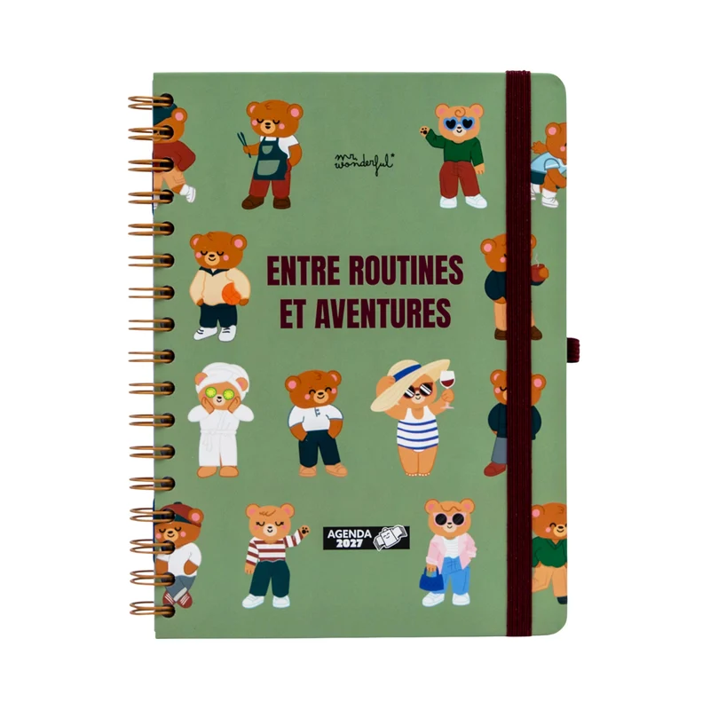 Agenda Hebdomadaire 2027 - Entre routines et aventures