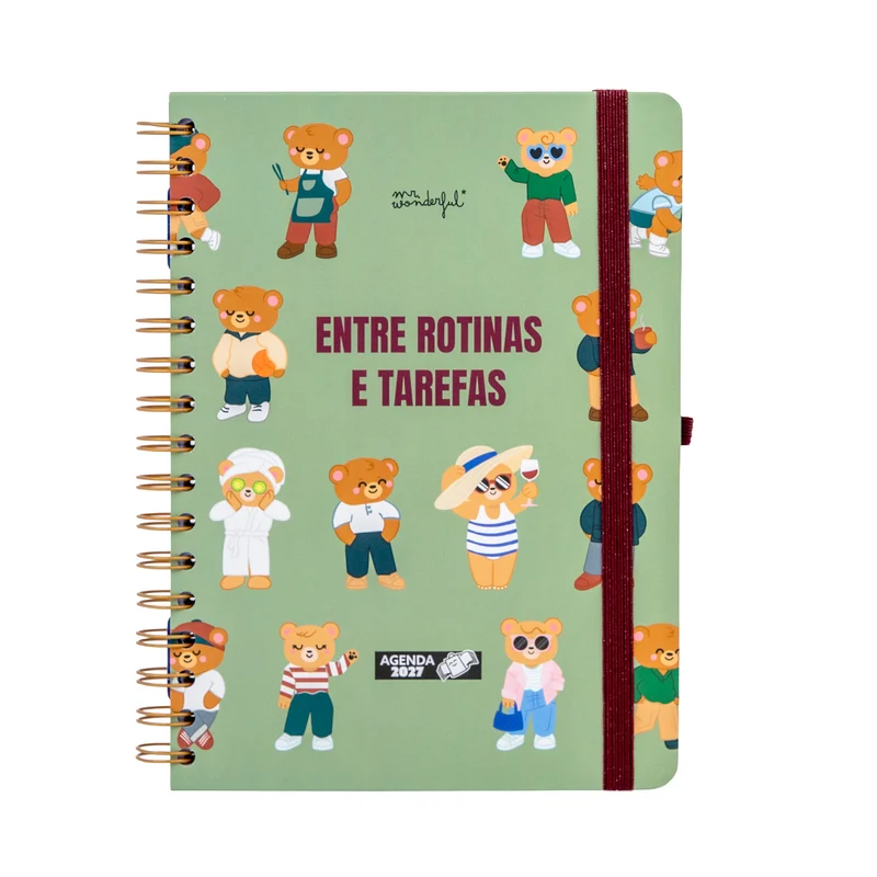 Agenda Semanal 2027 - Entre rotinas e tarefas