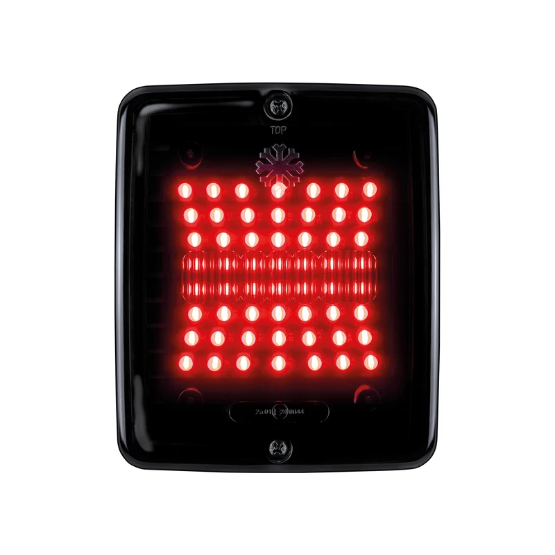 Luces traseras LED IZE cuadradas con lente oscura de Strands Dark Knight