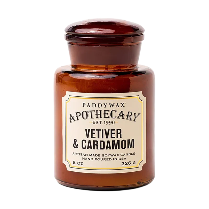 Vela En Frasco Vetiver & Cardamom